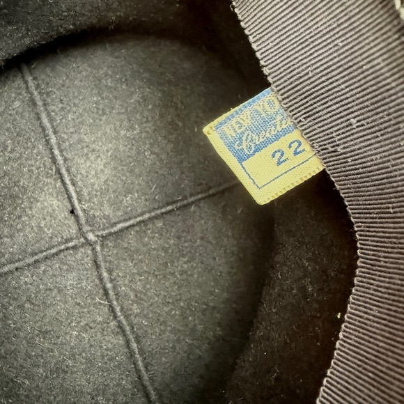 Vintage‎ Hat Couture Bow 1940'sSaks - Picture 5 of 8